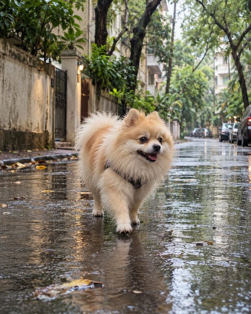 Coco, a Pomeranian
